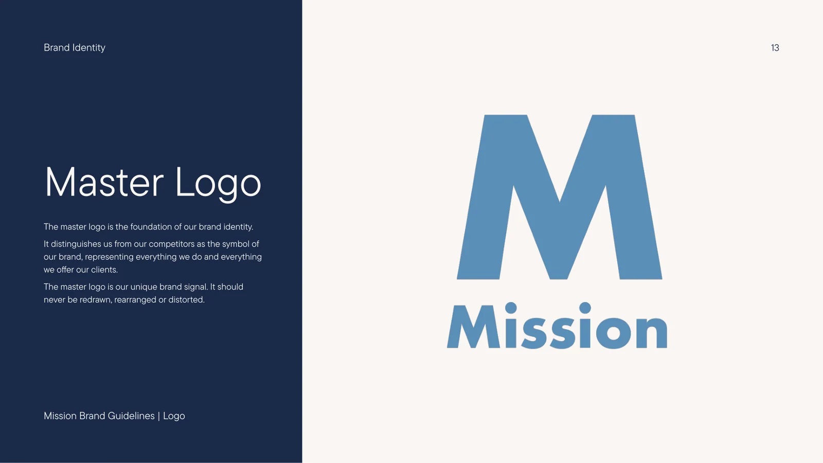 Mission MNT: Master logo — brand guidelines
